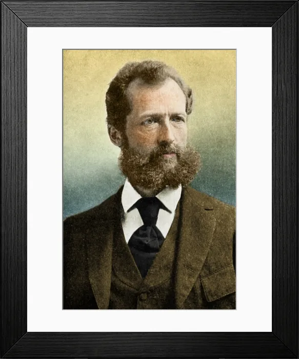 Framed Print : Ottmar Mergenthaler, German-American Inventor Framed Print : Ottmar Mergenthaler, German-American Inventor