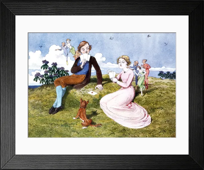 Framed Print : Hearts Are Trumps, 1880