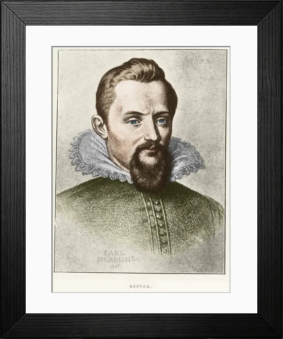 Framed Print : Johannes Kepler, German Astronomer Framed Print : Johannes Kepler, German Astronomer