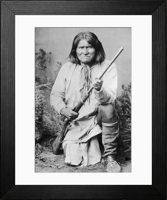 Framed Print : Geronimo, Apache Indian War Chief Framed Print : Geronimo, Apache Indian War Chief