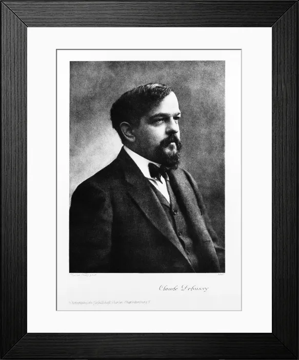 Framed Print : Claude Debussy, French Composer Framed Print : Claude Debussy, French Composer