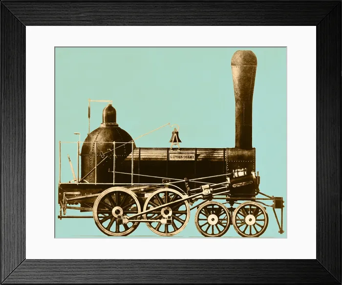 Framed Print : 19th Century Locomotive Framed Print : 19th Century Locomotive