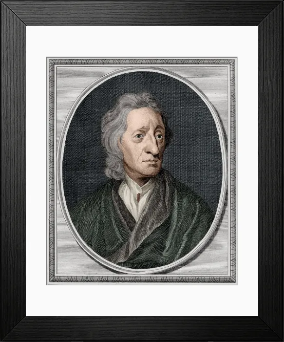 Framed Print : John Locke, English Philosopher Framed Print : John Locke, English Philosopher