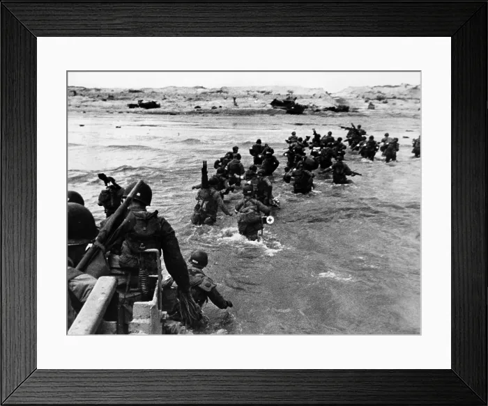 Framed Print : Normandy Landing Framed Print : Normandy Landing