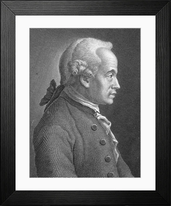 Framed Print : Immanuel Kant, German Philosopher Framed Print : Immanuel Kant, German Philosopher
