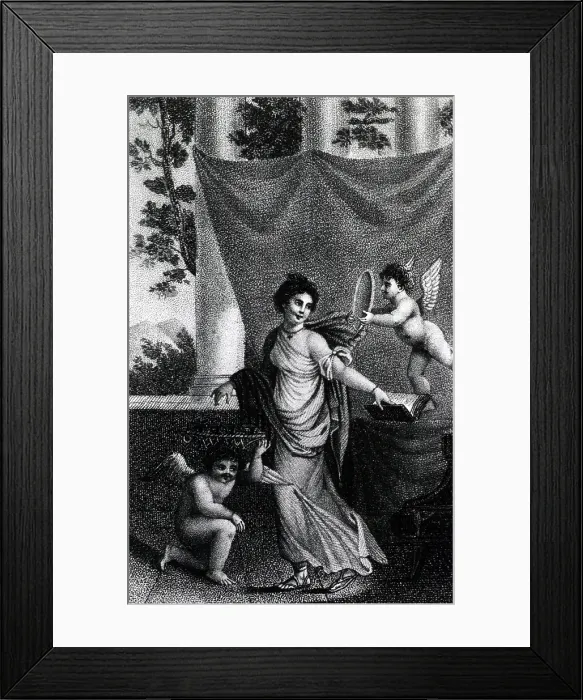 Framed Print : Allegorical Depiction of Beauty, 19th Century Framed Print : Allegorical Depiction of Beauty, 19th Century