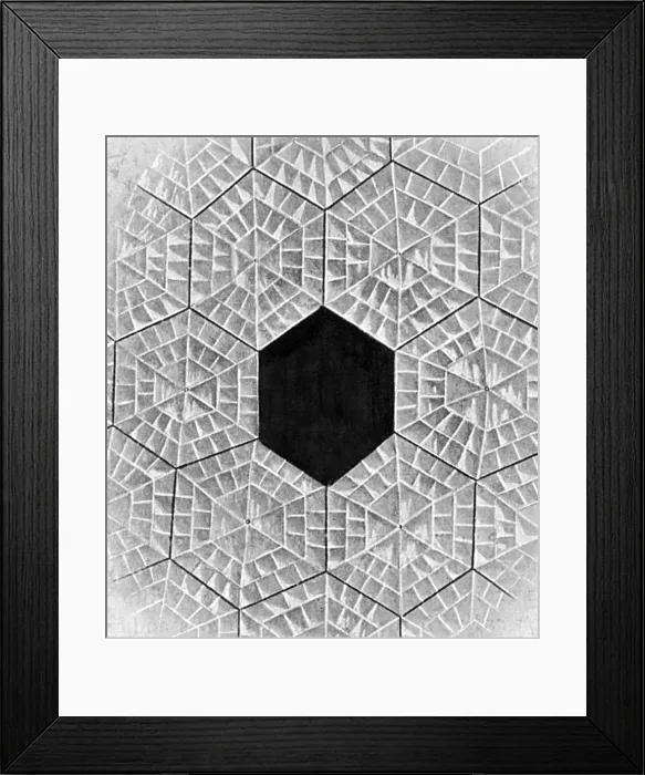 Framed Print : Structure of Hailstone