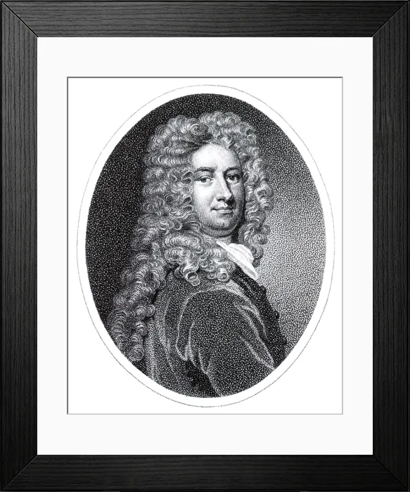 Framed Print : Samuel Garth, English Physician and Poet Framed Print : Samuel Garth, English Physician and Poet