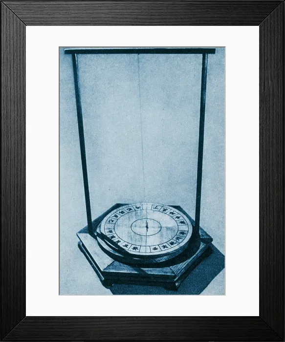 Framed Print : Model of the suspended needle of Northern Sung Framed Print : Model of the suspended needle of Northern Sung