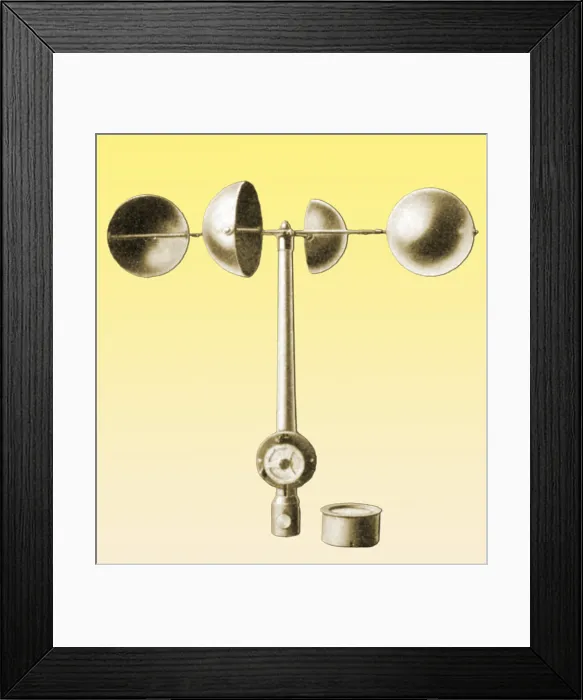 Framed Print : An Anemometer