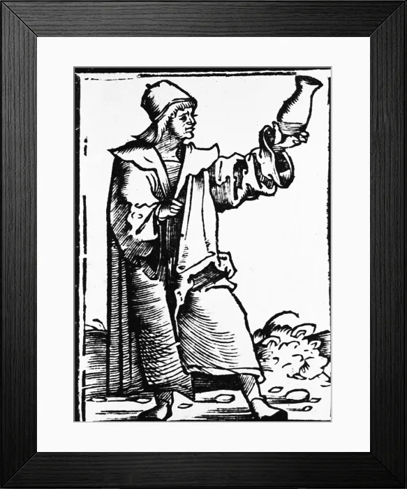 Framed Print : Uroscopy, 1519 Framed Print : Uroscopy, 1519