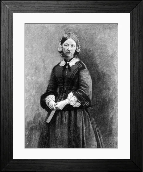 Framed Print : Florence Nightingale, English Nurse Framed Print : Florence Nightingale, English Nurse