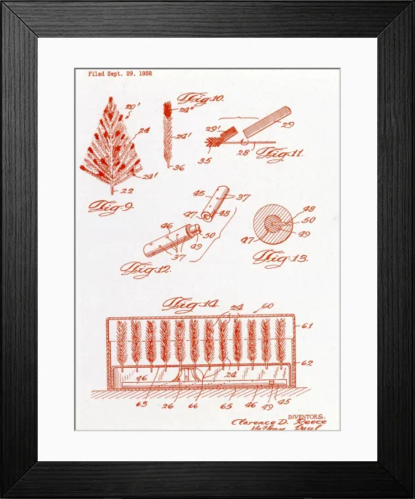 Framed Print : US Patent Diagram Framed Print : US Patent Diagram