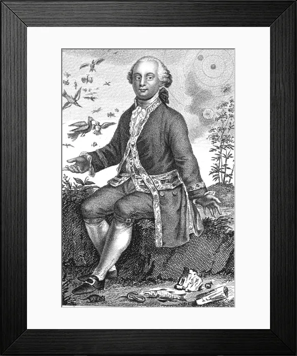 Framed Print : Georges Leclerc, Comte de Buffon, French Polymath