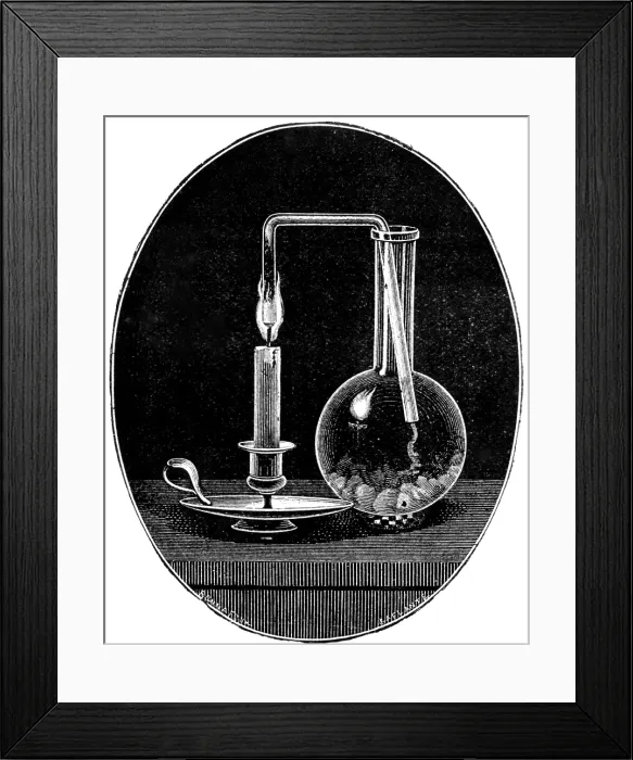 Framed Print : Faraday's Experiment Investigating Candle Flame, 1892 Framed Print : Faraday's Experiment Investigating Candle Flame, 1892