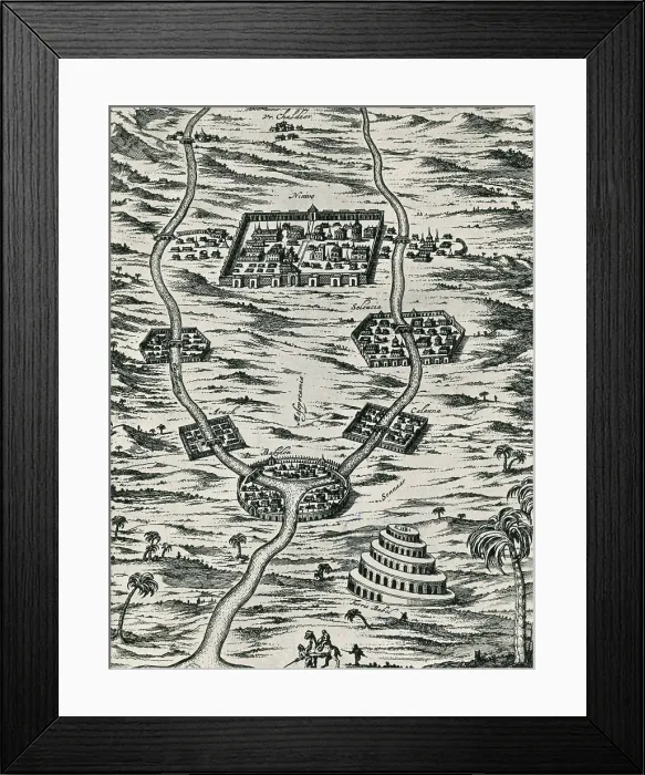 Framed Print : Tigris and Euphrates, Babylonia Framed Print : Tigris and Euphrates, Babylonia