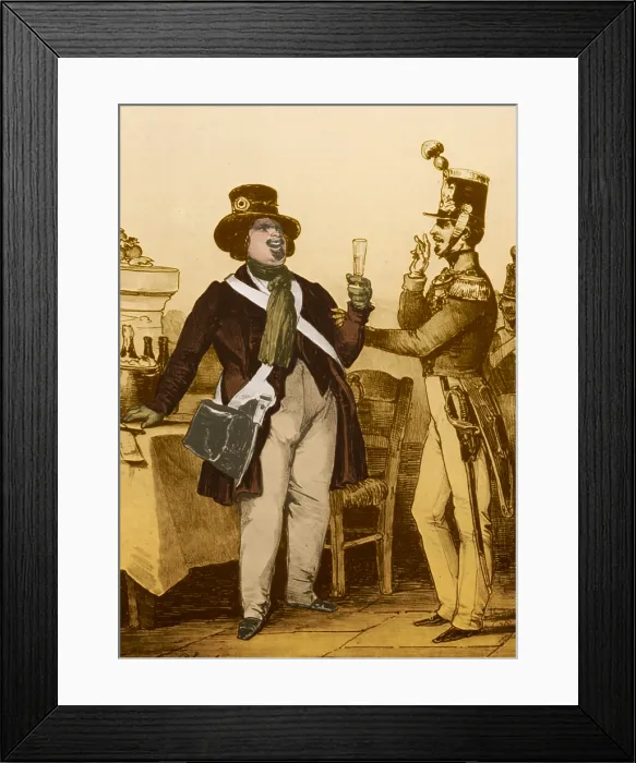 Framed Print : Honore de Balzac, French Author Framed Print : Honore de Balzac, French Author