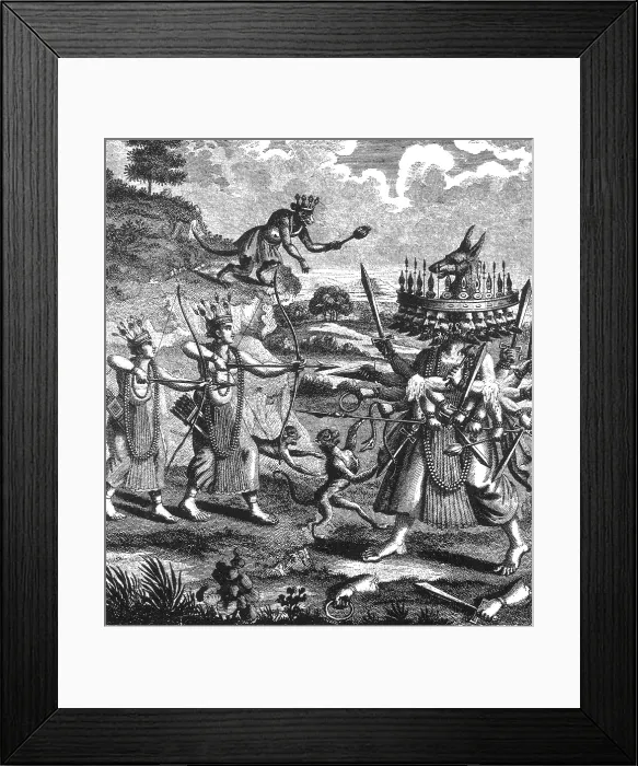 Framed Print : Rama, Seventh Avatar of Vishnu Framed Print : Rama, Seventh Avatar of Vishnu