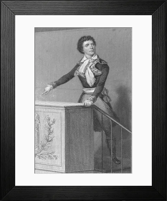 Framed Print : Jean-Paul Marat, French Revolutionist Framed Print : Jean-Paul Marat, French Revolutionist