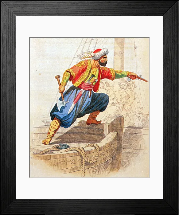 Framed Print : Turgut Reis, Ottoman Admiral and Privateer Framed Print : Turgut Reis, Ottoman Admiral and Privateer