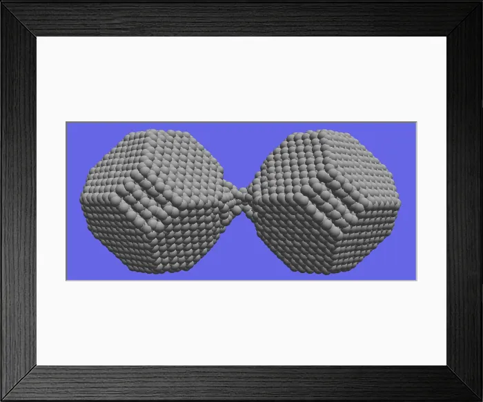 Framed Print : Nanoscale Ductility, 1 of 2