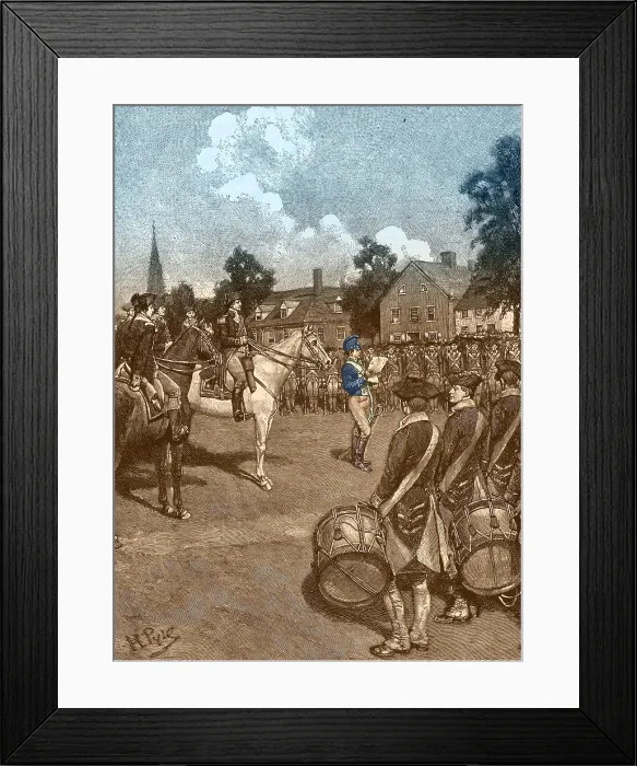 Framed Print : Reading of Declaration of Independence, 1776 Framed Print : Reading of Declaration of Independence, 1776