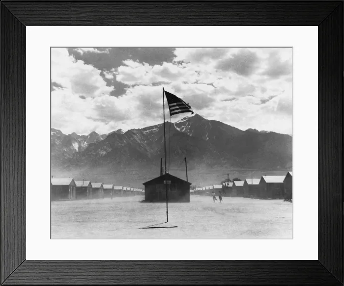 Framed Print : WWII, Dust Storm, War Relocation Center, 1942 Framed Print : WWII, Dust Storm, War Relocation Center, 1942