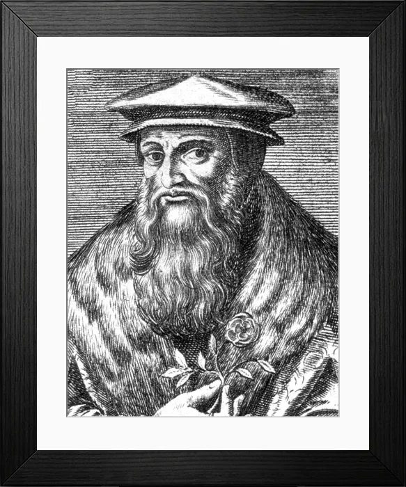 Framed Print : Leonhart Fuchs, German Botanist