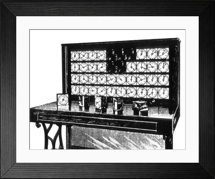 Framed Print : Herman Hollerith Tabulating System, 1890 Framed Print : Herman Hollerith Tabulating System, 1890