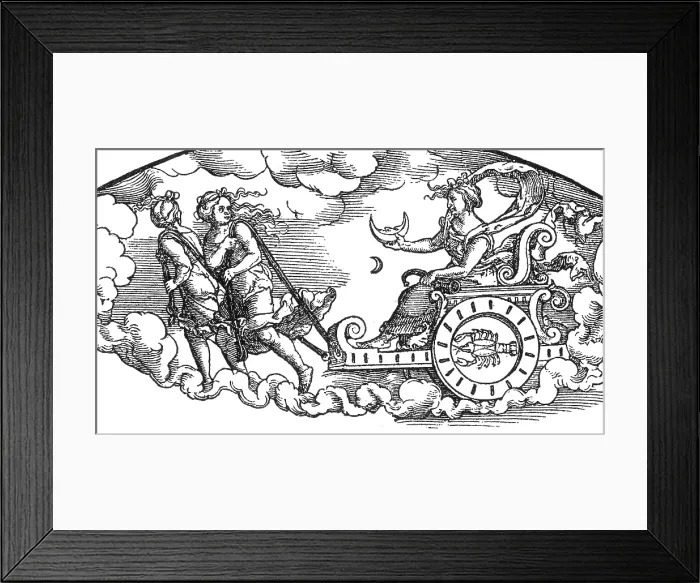 Framed Print : Luna, Roman Moon Goddess Framed Print : Luna, Roman Moon Goddess