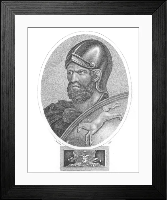Framed Print : Hannibal, Carthaginian Military Commander Framed Print : Hannibal, Carthaginian Military Commander