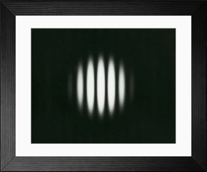 Framed Print : Double Slit Diffraction Pattern Framed Print : Double Slit Diffraction Pattern