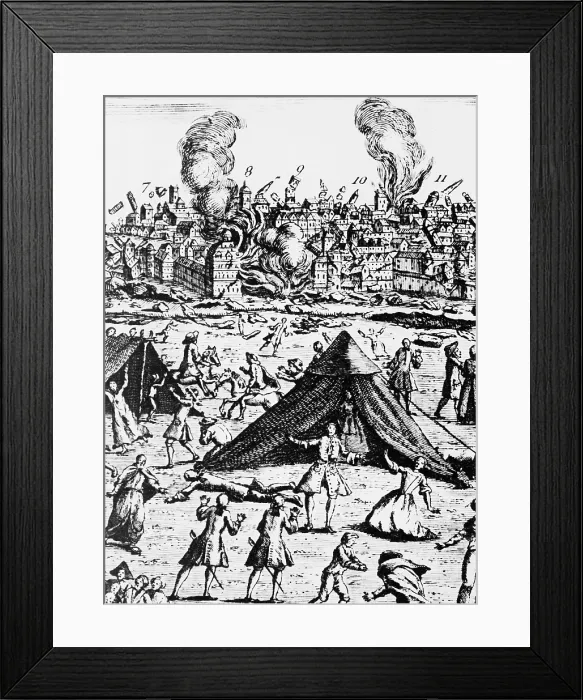 Framed Print : Great Lisbon Earthquake, 1755 Framed Print : Great Lisbon Earthquake, 1755