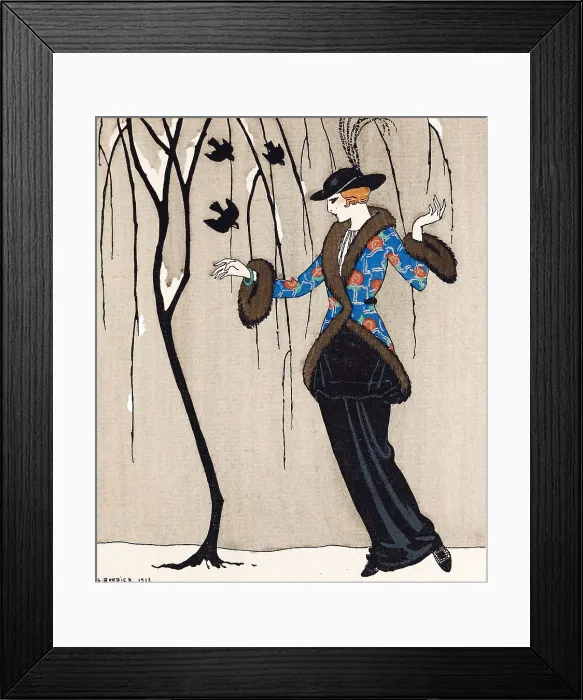 Framed Print : Jeanne Paquin Fashion Design, 1912