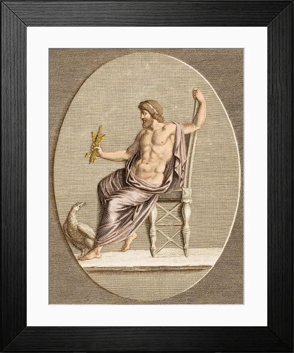 Framed Print : Jupiter, Roman God of Sky and Thunder Framed Print : Jupiter, Roman God of Sky and Thunder