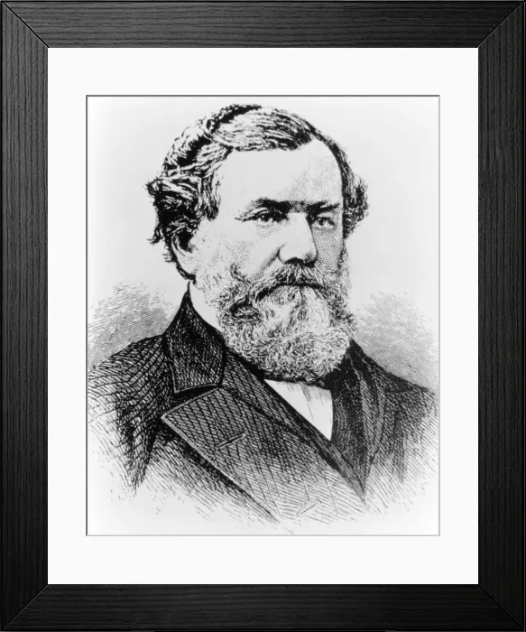 Framed Print : Cyrus McCormick, American Inventor