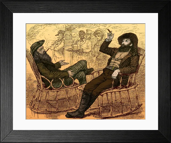 Framed Print : Kit Carson and Buffalo Bill, American Frontiersmen