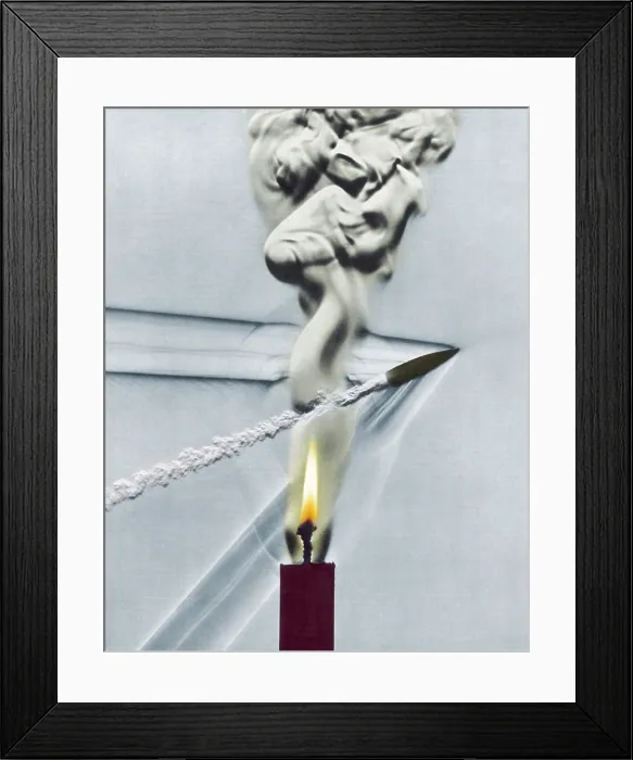 Framed Print : Bullet Shot Through Candle Flame Framed Print : Bullet Shot Through Candle Flame