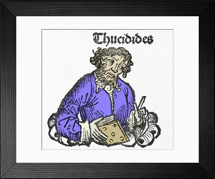 Framed Print : Thucydides, Ancient Greek Historian