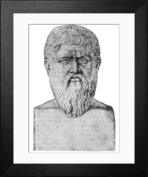 Framed Print : Plato, Ancient Greek Philosopher