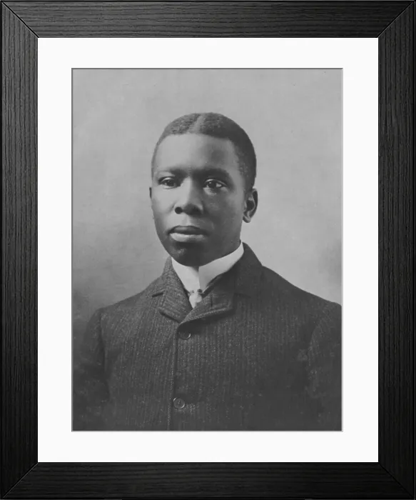 Framed Print : Paul Dunbar, American Author and Playwright Framed Print : Paul Dunbar, American Author and Playwright