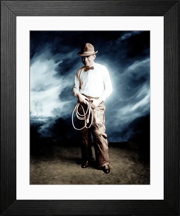 Framed Print : Will Rogers, American Entertainer, 1917 Framed Print : Will Rogers, American Entertainer, 1917