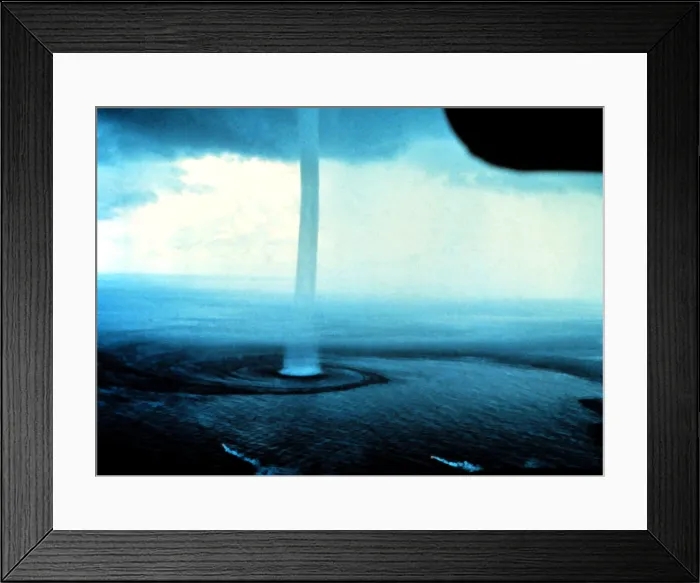 Framed Print : Waterspout, 1969 Framed Print : Waterspout, 1969