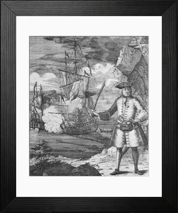Framed Print : Henry 'Long Ben' Every, English Pirate Framed Print : Henry 'Long Ben' Every, English Pirate