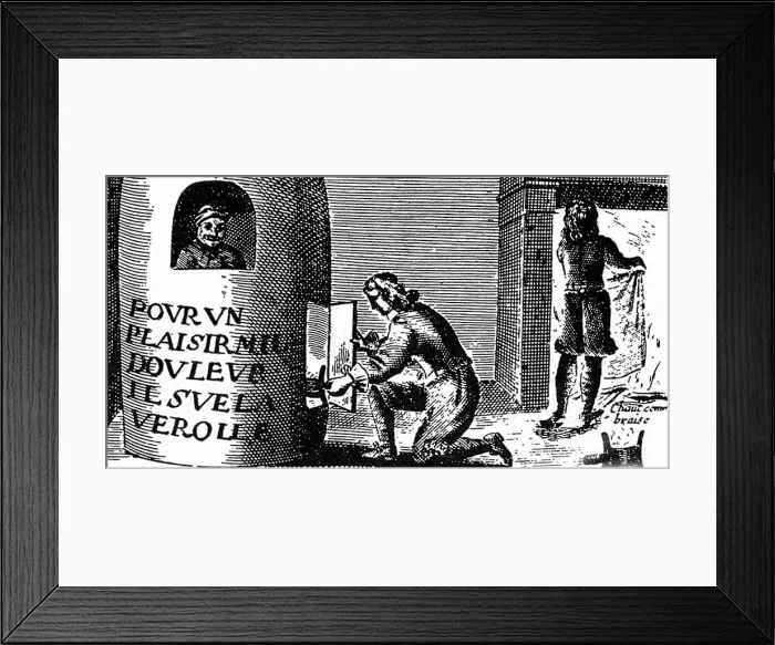 Framed Print : Syphilis Treatment, 16th Century Framed Print : Syphilis Treatment, 16th Century