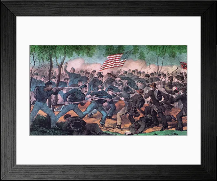 Framed Print : American Civil War, Battle of Spotsylvania, 1864 Framed Print : American Civil War, Battle of Spotsylvania, 1864