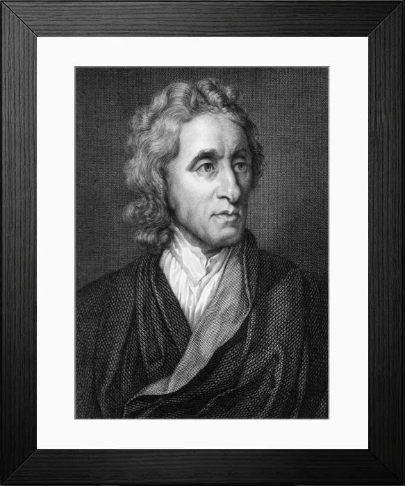 Framed Print : John Locke, English Philosopher Framed Print : John Locke, English Philosopher