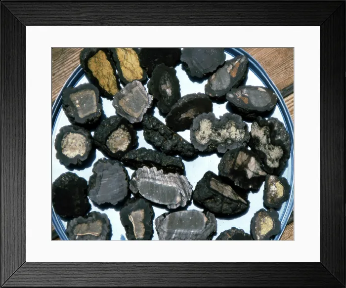 Framed Print : Ferromanganese Nodules Framed Print : Ferromanganese Nodules