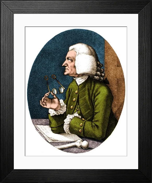 Framed Print : William Hunter Scottish Anatomist and Physician Framed Print : William Hunter Scottish Anatomist and Physician