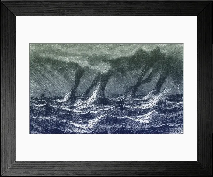 Framed Print : Waterspouts Framed Print : Waterspouts